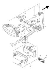 luz de combinación trasera (lt-a400fz p17)