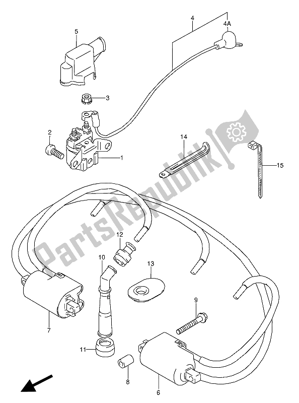 Toutes les pièces pour le électrique du Suzuki GSX 600 FUU2 1993