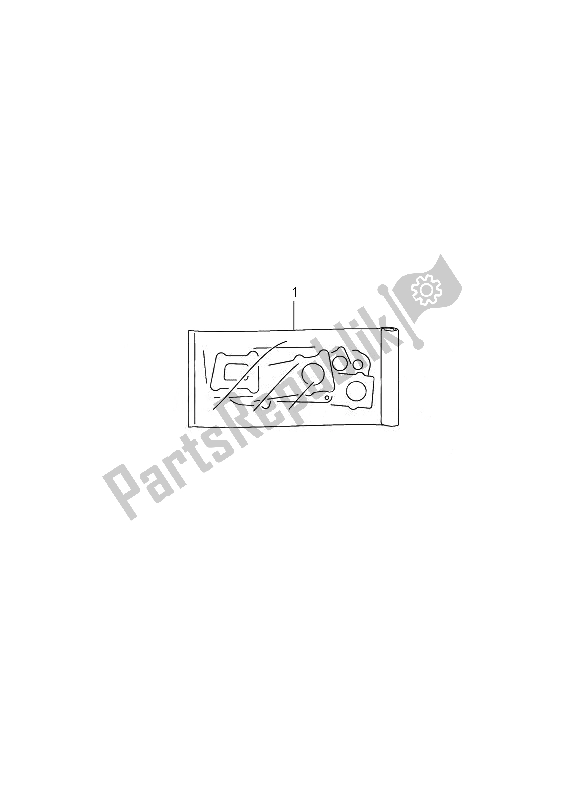 All parts for the Gasket Set of the Suzuki LT A 450 XZ Kingquad 4X4 2010