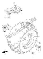 roue arrière gauche