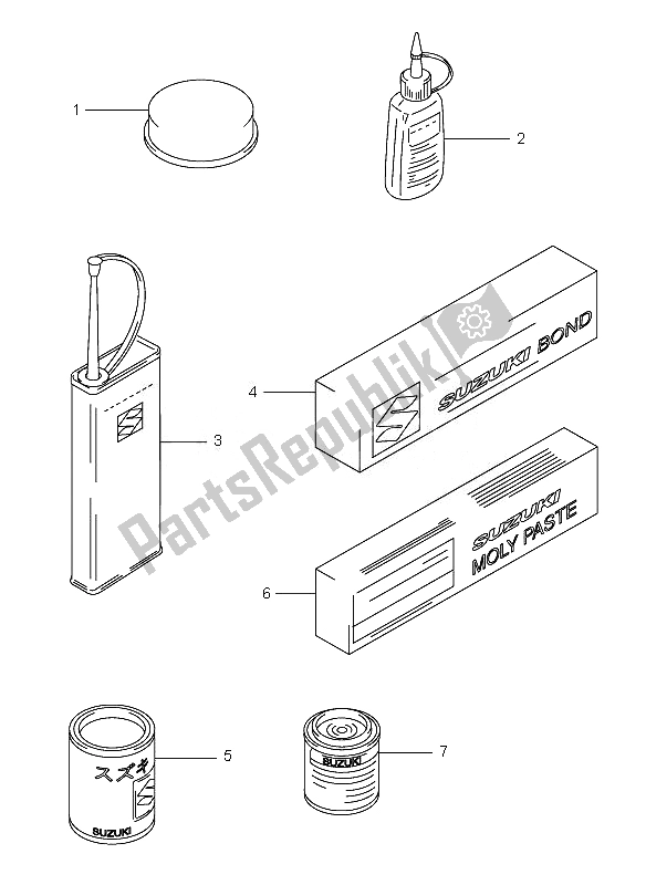 Tutte le parti per il Opzionale del Suzuki VL 1500 Intruder LC 2007
