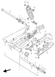 bras oscillant arrière