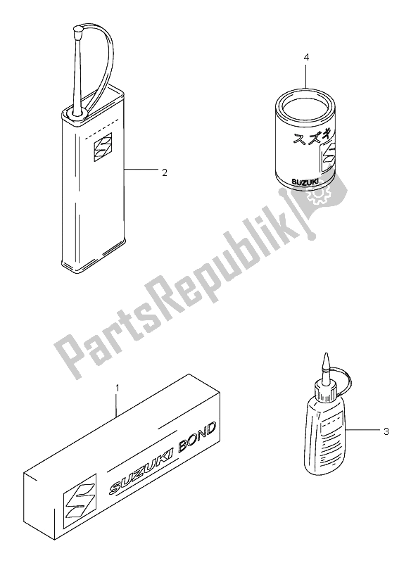 All parts for the Optional of the Suzuki RM 85 SW LW 2004