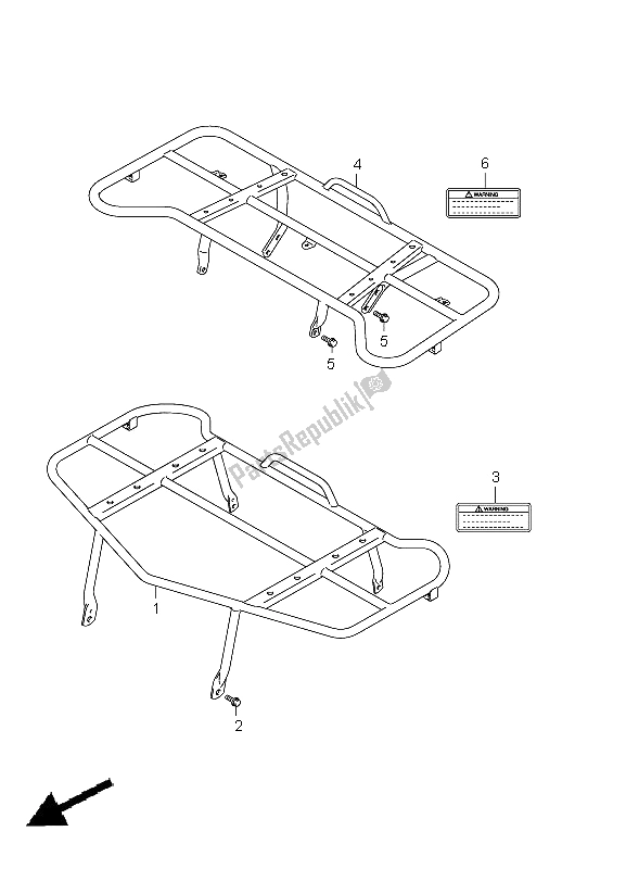 Todas las partes para Soporte (lt-a500xp P33) de Suzuki LT A 500 XPZ Kingquad AXI 4X4 2011