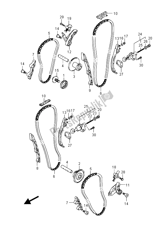 Tutte le parti per il Catena A Camme del Suzuki VZR 1800 NZR M Intruder 2012