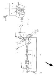 cilindro mestre traseiro (gsf1200sa)