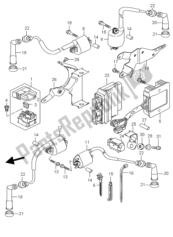 Wszystkie części do Elektryczny Suzuki C 800 VL Intruder 2010