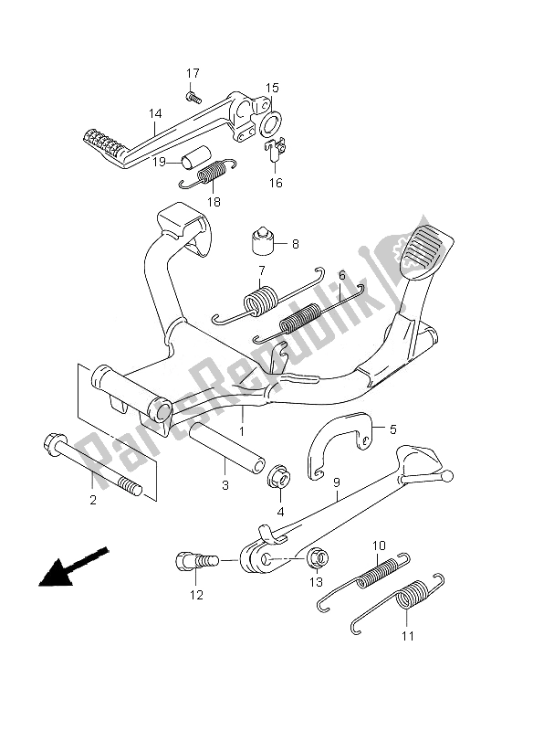 Toutes les pièces pour le Supporter du Suzuki GSF 650 Nsnasa Bandit 2010