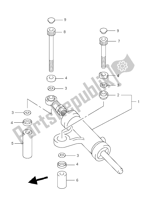 Toutes les pièces pour le Amortisseur De Direction du Suzuki TL 1000R 1999