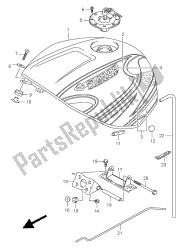 réservoir de carburant (gsx-r600z)