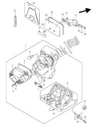 luz de combinación trasera