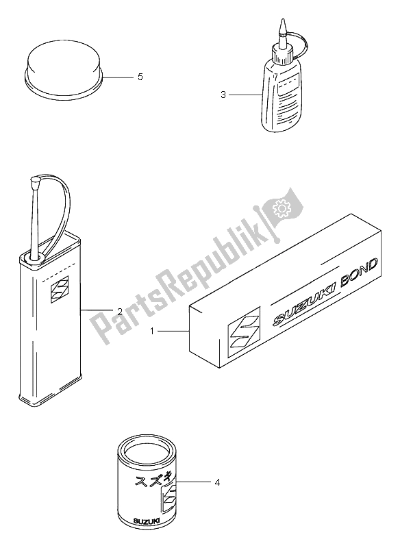 All parts for the Optional of the Suzuki RM 125 2006