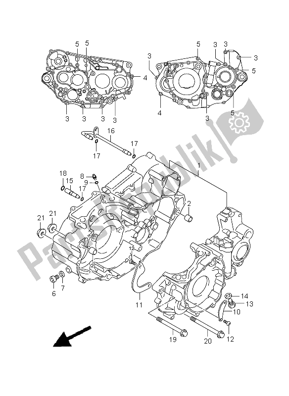 Wszystkie części do Korbowód Suzuki DR Z 400S 2008