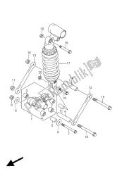 leva del cuscino posteriore (gsx1300r e19)