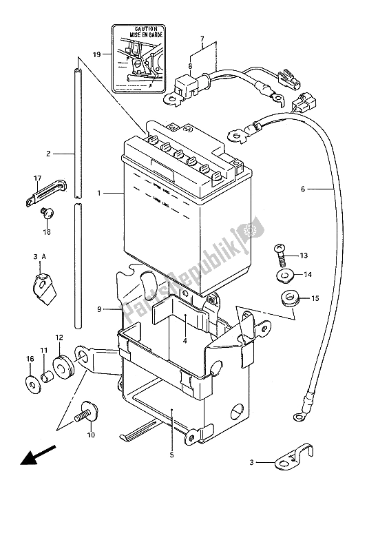 Wszystkie części do Bateria Suzuki GSX 1100F 1990