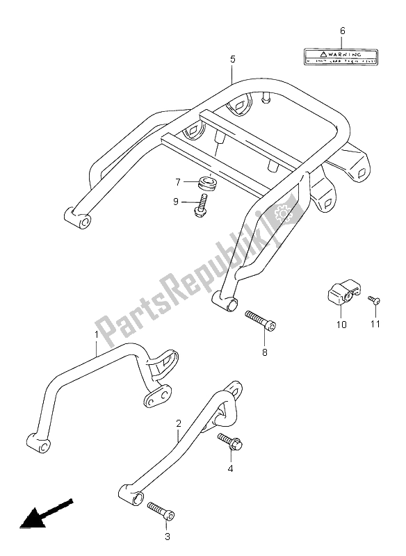 Tutte le parti per il Impugnatura E Supporto del Suzuki DR 650 SE 1999