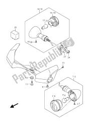 richtingaanwijzer lamp (vzr1800uf e19)