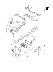 luz de combinación trasera