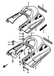 cubierta de la cola del asiento