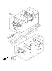 luz de combinación trasera