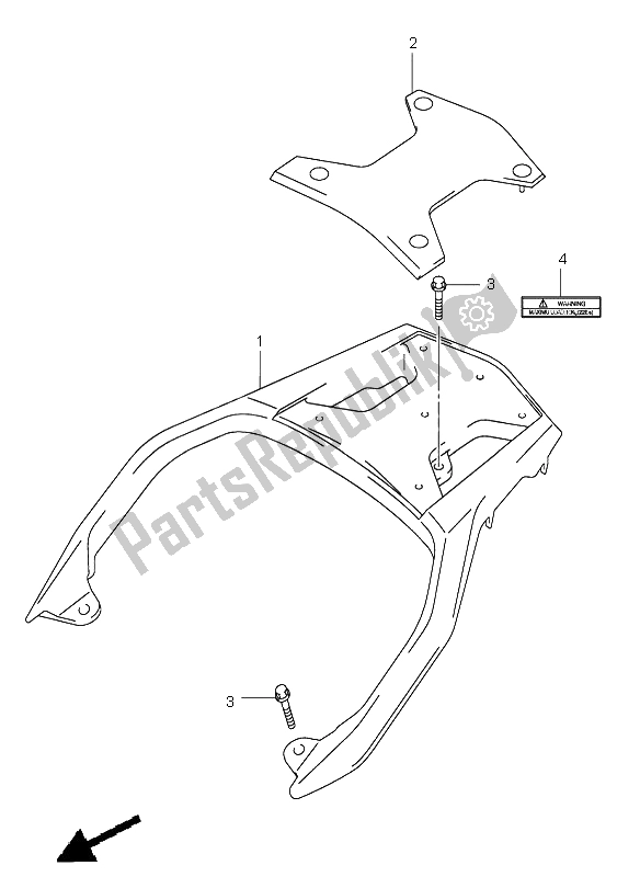 Tutte le parti per il Vettore del Suzuki DL 1000 V Strom 2003