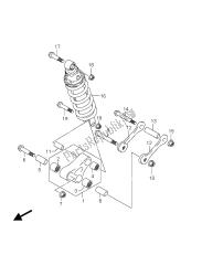 leva del cuscino posteriore (gsr750aue e21)