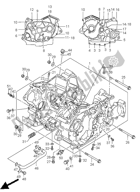 Alle onderdelen voor de Carter van de Suzuki VS 800 Intruder 2004