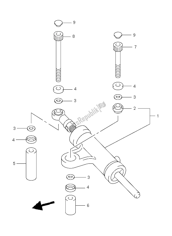 Toutes les pièces pour le Amortisseur De Direction du Suzuki TL 1000R 1998