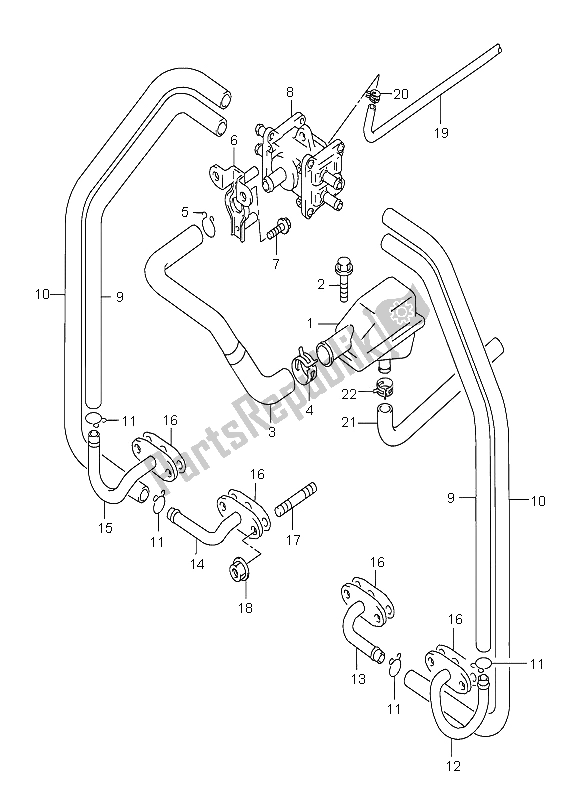 Tutte le parti per il 2a Aria del Suzuki GSX 600F 2005