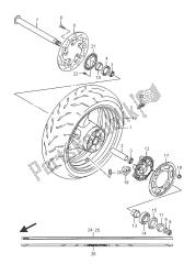 REAR WHEEL (GSX-R1000AUF)