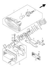 luz de combinación trasera (lt-a500x p17)