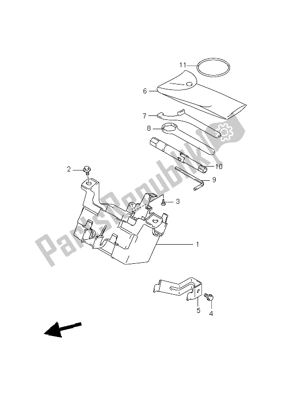 All parts for the Manual Box of the Suzuki GSF 1250 Nsnasa Bandit 2008