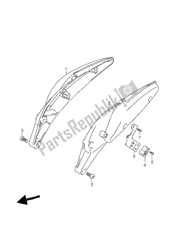 Toutes les pièces pour le Poignée De Poignée De Cadre du Suzuki VZR 1800 RZ M Intruder 2007