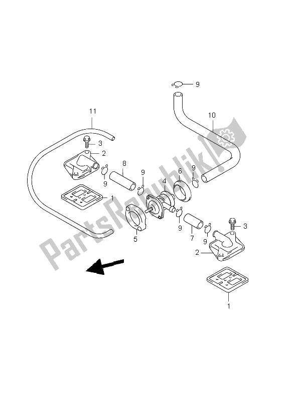 Tutte le parti per il 2a Aria del Suzuki GSX R 1000 2001