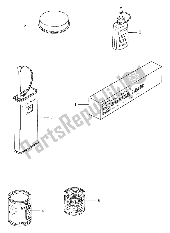 Toutes les pièces pour le Optionnel du Suzuki RM 125 1998