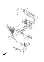 radiador (GSX-R600UE E21)