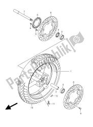 FRONT WHEEL (SV650A-UA-SA-SUA)