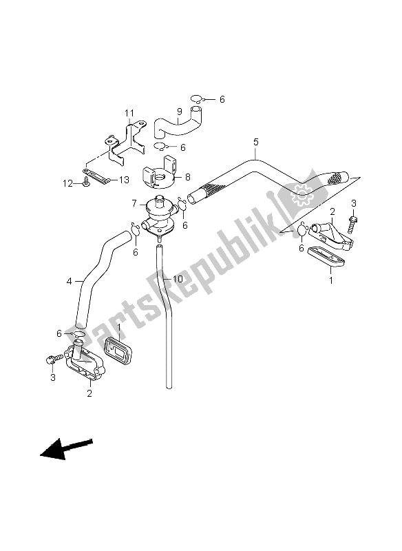 Toutes les pièces pour le 2e Air du Suzuki DL 1000 V Strom 2009