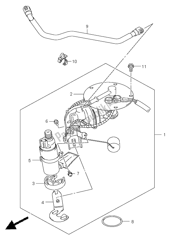 Toutes les pièces pour le Pompe à Essence du Suzuki C 1500 VL 2009