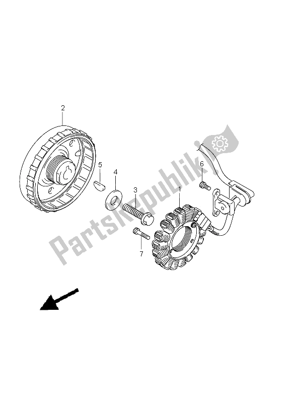 Toutes les pièces pour le Magnéto du Suzuki GSX 1250 FA 2011