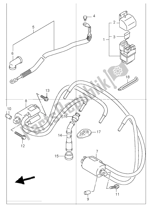 Todas las partes para Eléctrico de Suzuki GSF 1200 NS Bandit 2002