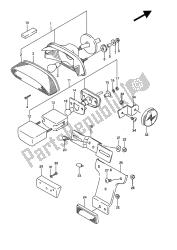 luz de combinación trasera