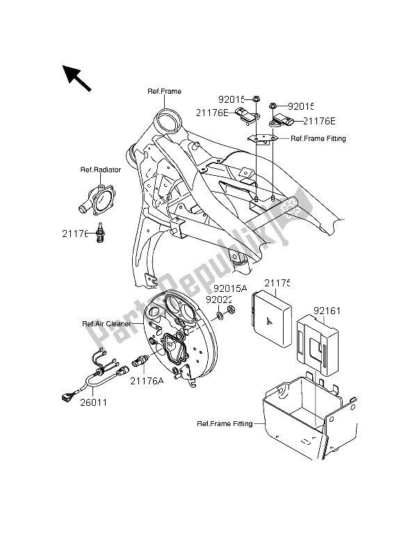 Tutte le parti per il Iniezione Di Carburante del Suzuki VZ 1600 Marauder 2005