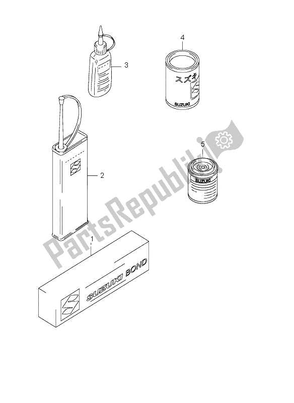 Todas as partes de Opcional do Suzuki RM 85 2002
