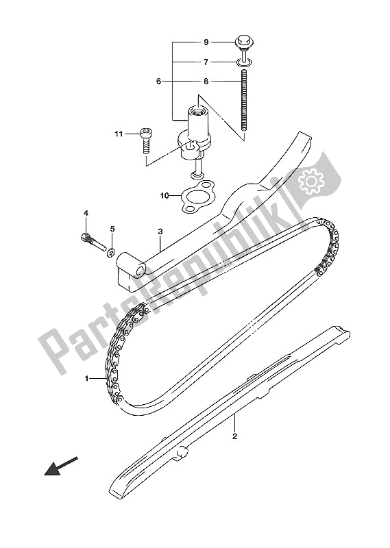 Todas las partes para Cadena De Levas de Suzuki UH 200A Burgman 2016