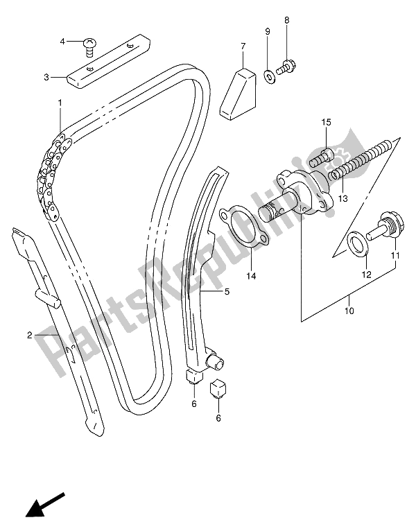 Tutte le parti per il Catena A Camme del Suzuki GSX R 1100W 1993