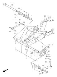 bras oscillant arrière