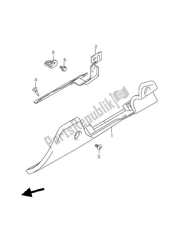 Toutes les pièces pour le Sous Capot du Suzuki GSR 600A 2010