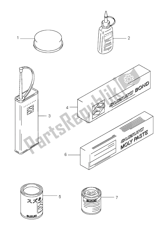 All parts for the Optional of the Suzuki VL 800 Volusia 2002