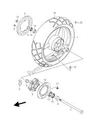 REAR WHEEL (DL650)